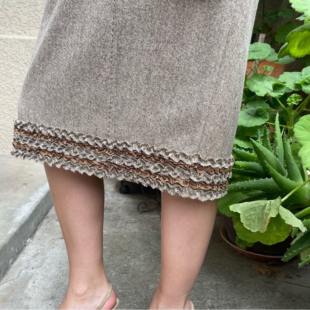New multicolored SoCa St. John wool skirt